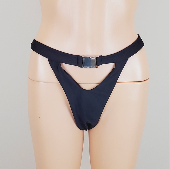 Miss Circle Black Bikini Bottom - Picture 2 of 7